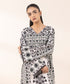 Women's RTW Lawn Black Printed Boxy Shirt